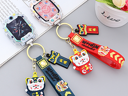 适用小天才电话手表醒狮手提挂绳手表带详情静物拍摄