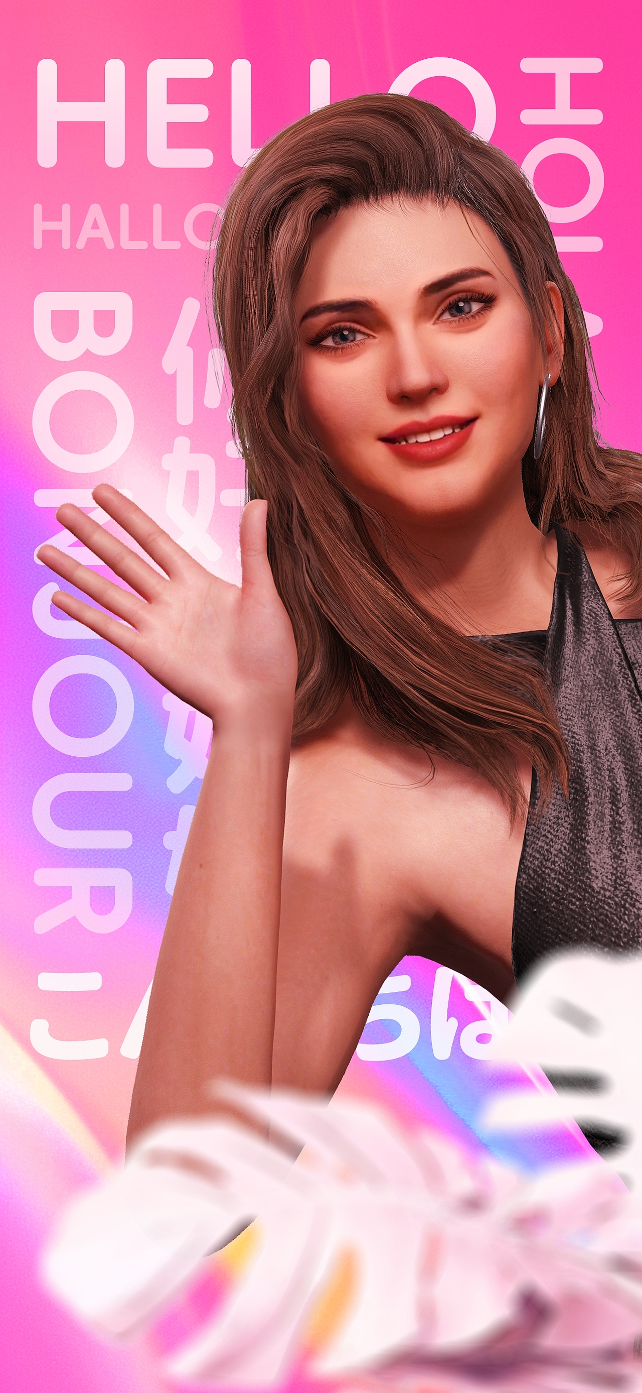 虚拟人物产品3D模型设计及相关传播内容