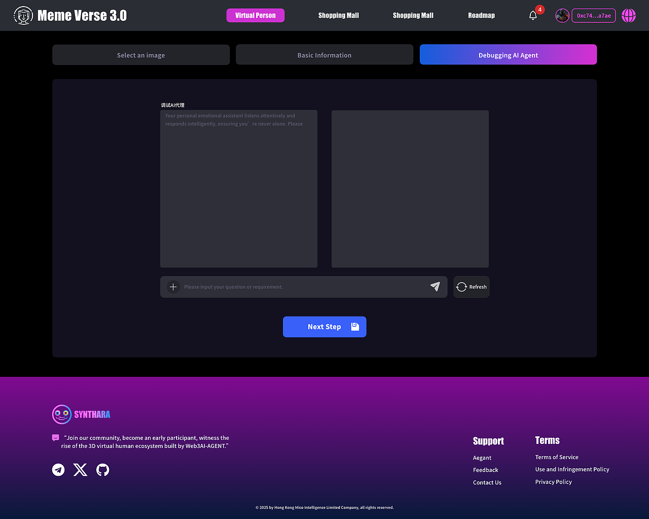 Web3香港MEME项目AI-ANGENT虚拟人Synthara（图ZMzg0NjU3NjY4） - 其他网页 - 站酷设计师Allen3原创素材 - 站酷ZCOOL