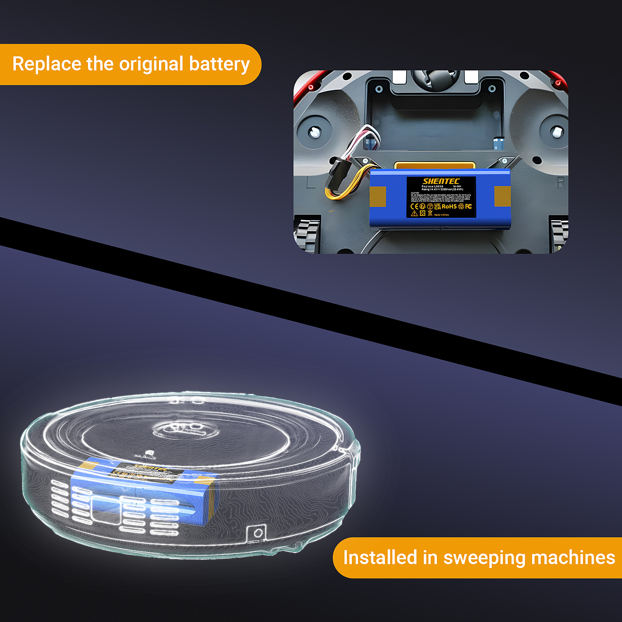 扫地机电池主附图