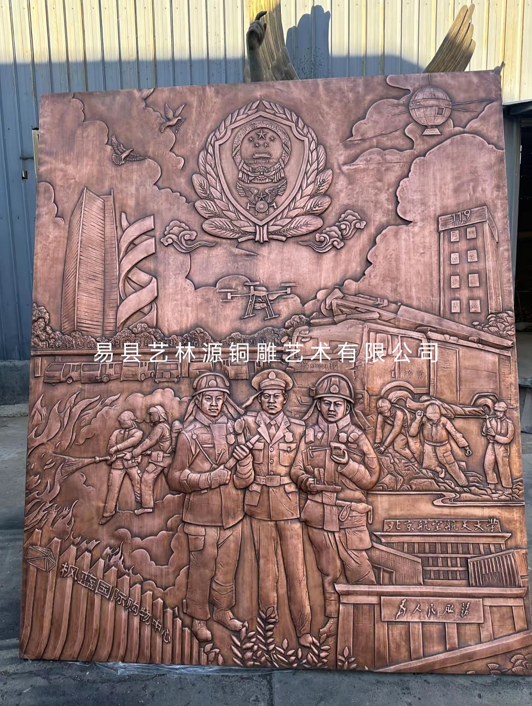 锻铜浮雕壁画源头厂家、艺林源铜雕艺术、紫铜浮雕定制