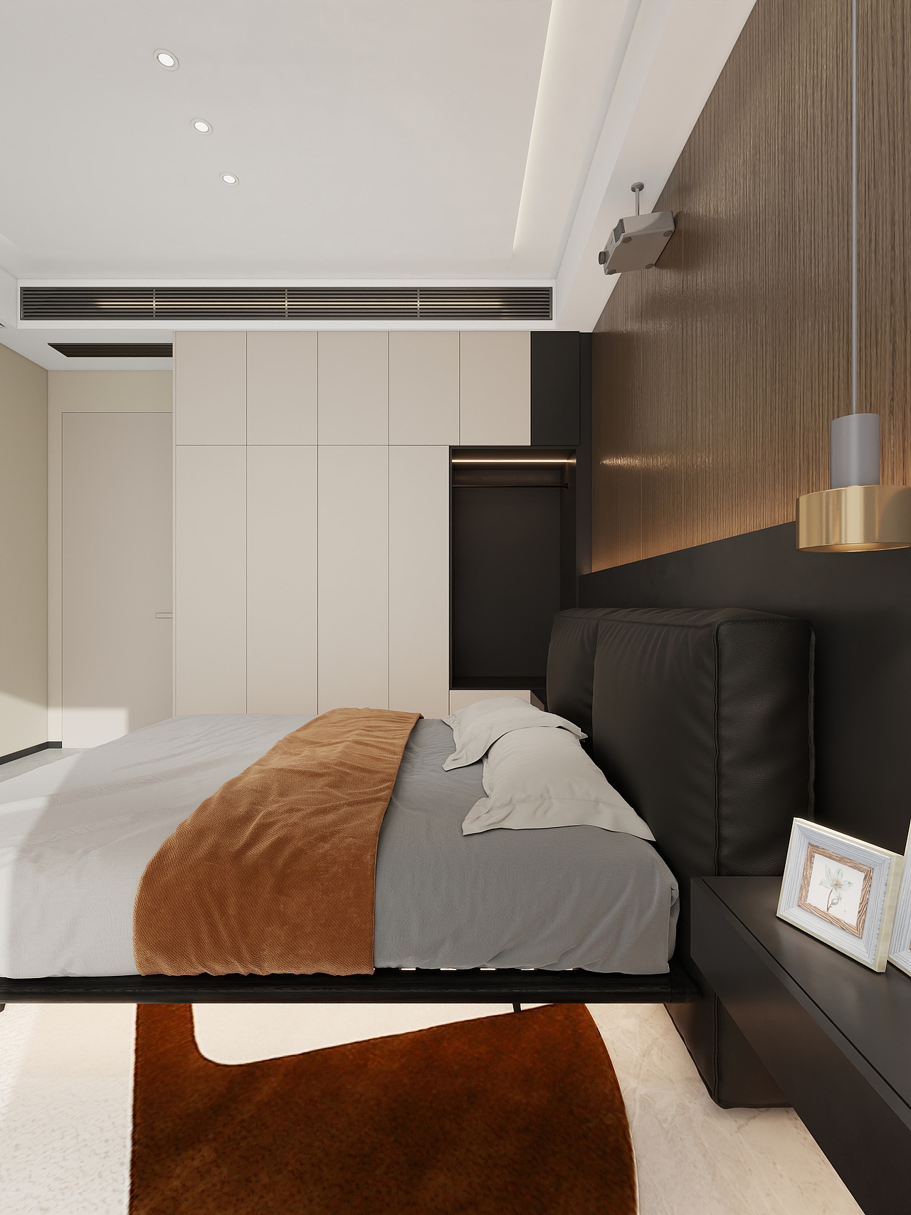 四川岳池御龙湾(214平方意式极简六居室)