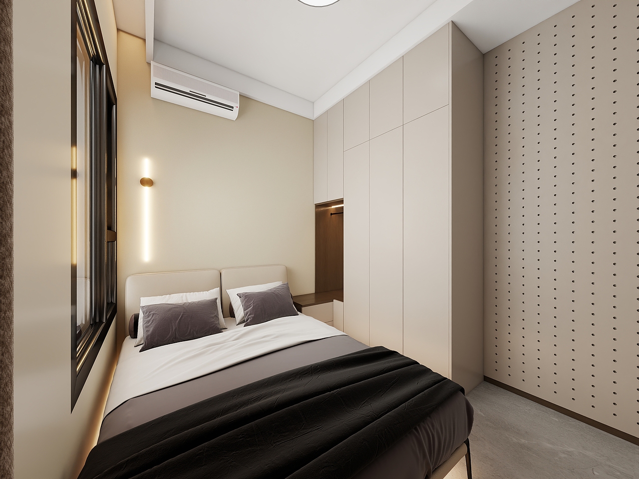 四川岳池御龙湾(214平方意式极简六居室)