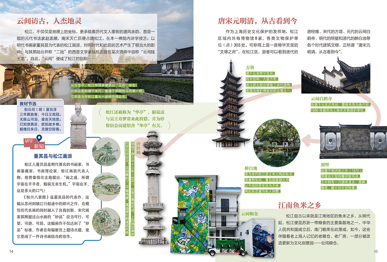 《研学上海》内页排版