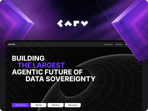 CARV-游戏成就铸造平台Web3.0