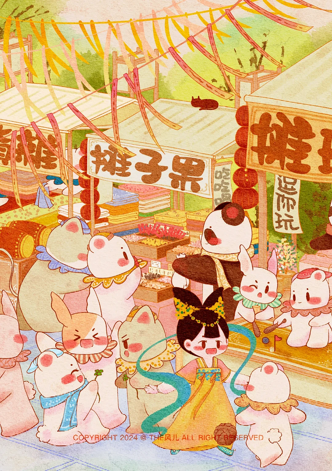 2024年The风儿插画总结（图ZMzg0NzAwNjA4） - 商业插画 - 站酷设计师The风儿原创素材 - 站酷ZCOOL