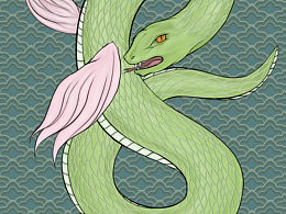 腾蛇插画