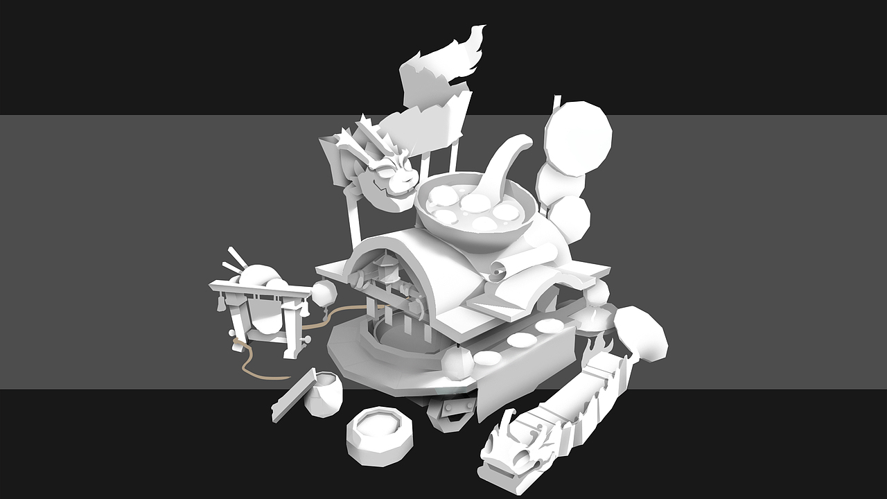 《小宇元宵铺》——场景设计（图ZMzg0NzAzMzYw） - 游戏原画 - 站酷设计师黑豹居居原创素材 - 站酷ZCOOL