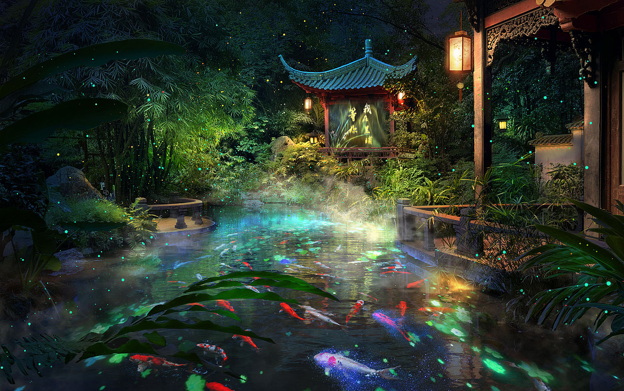 景区夜游舞美设计（图ZMzg0NzA3Nzg0） - 舞台美术 - 站酷设计师夏柳调原创素材 - 站酷ZCOOL