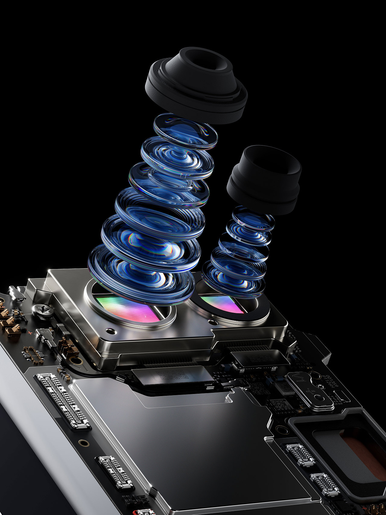 NOTHING 1 手機(jī)內(nèi)部零件圖 手機(jī)爆炸圖渲染（圖ZMzg0NzEwODQw） - 產(chǎn)品 - 站酷設(shè)計(jì)師張發(fā)財(cái)?shù)陌l(fā)原創(chuàng)素材 - 站酷ZCOOL