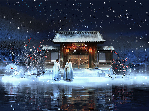 滨水夜游舞美设计1