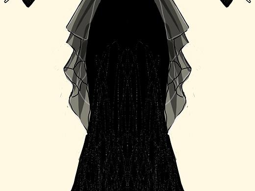 高质鱼尾裙    正反面