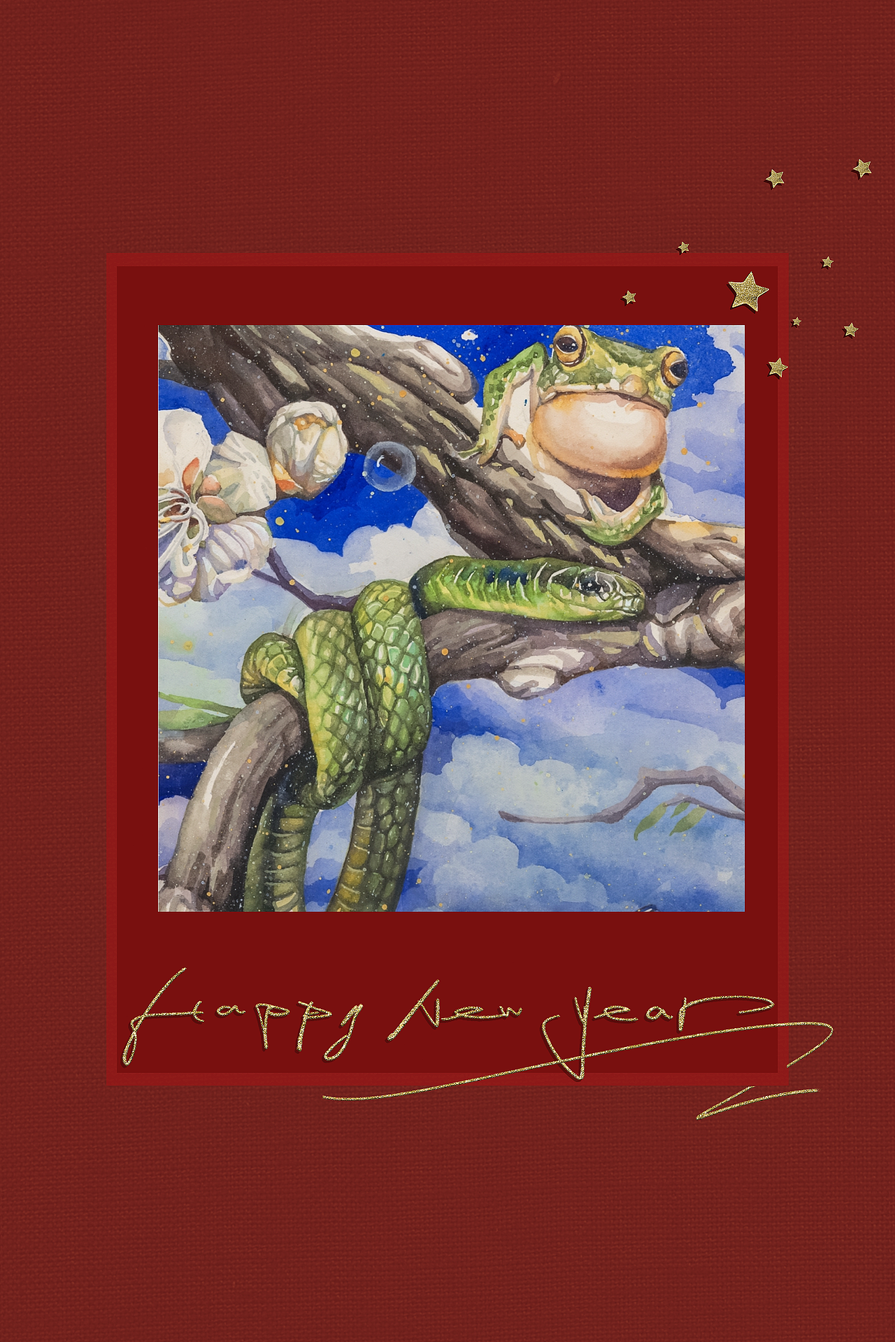 蛇年大吉 🐍（图ZMzg0NzMwMzU2） - 艺术插画 - 站酷设计师徐假仙原创素材 - 站酷ZCOOL