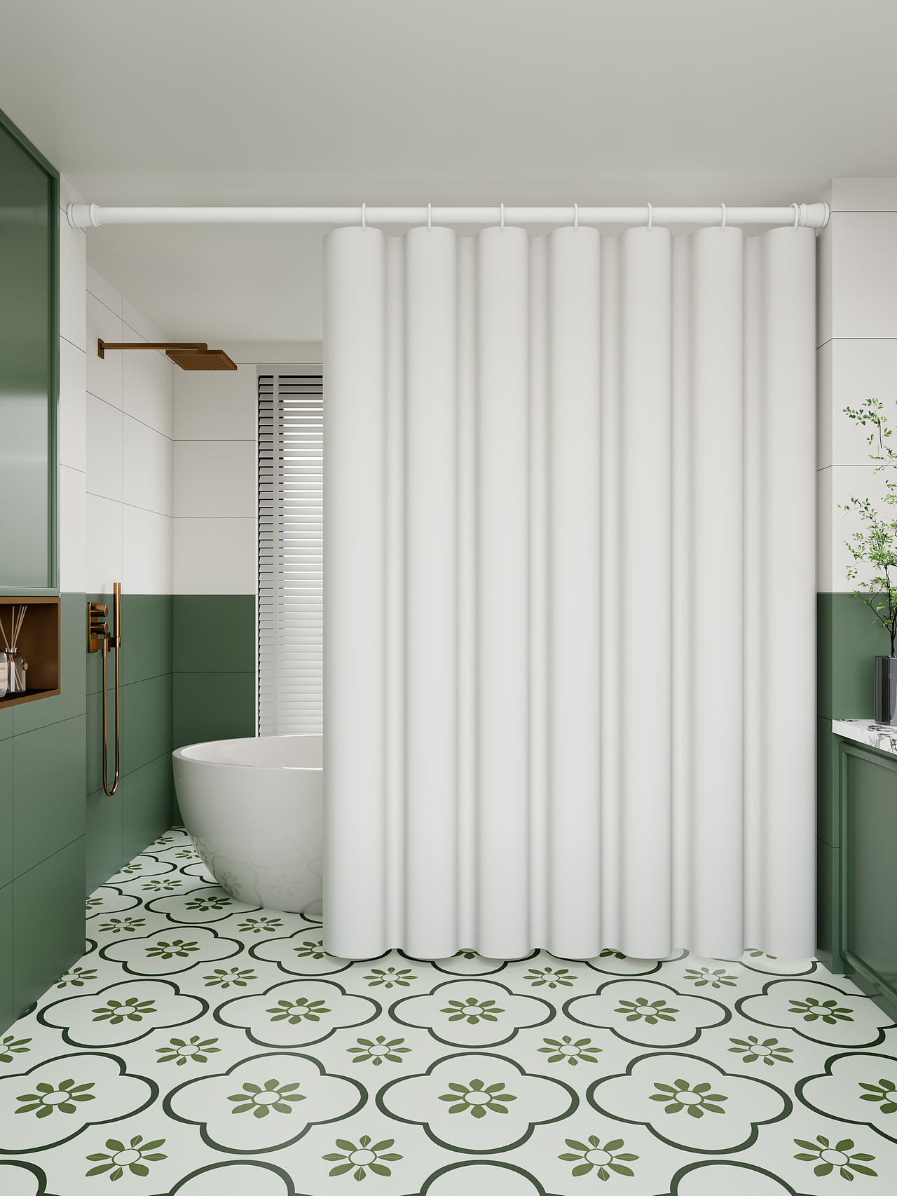 窗帘、门帘、浴帘