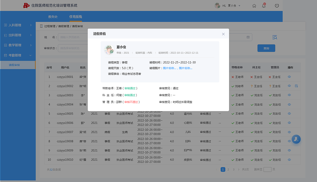 品德科技-住院医师规范化培训管理系统
