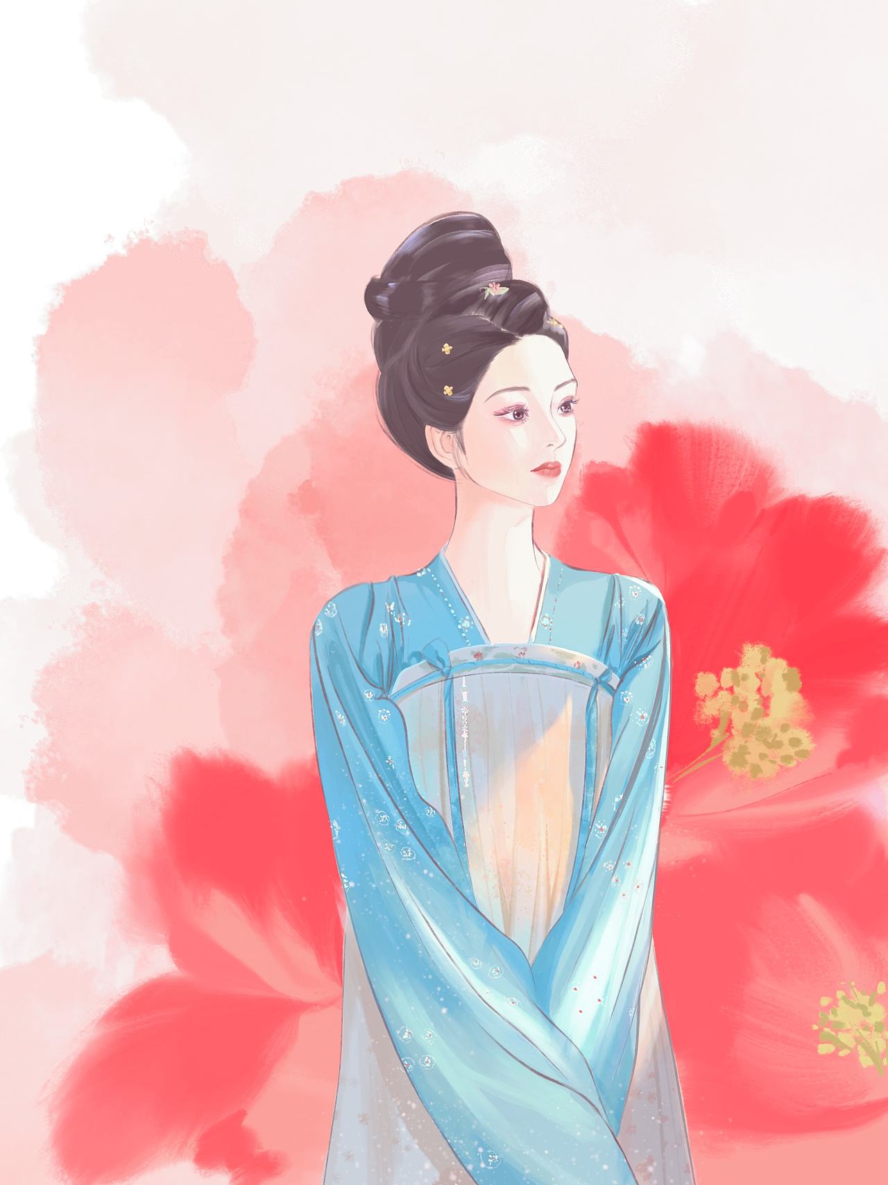 国色芳华（图ZMzg0NzUzNTc2） - 创作习作 - 站酷设计师尤舒sue原创素材 - 站酷ZCOOL