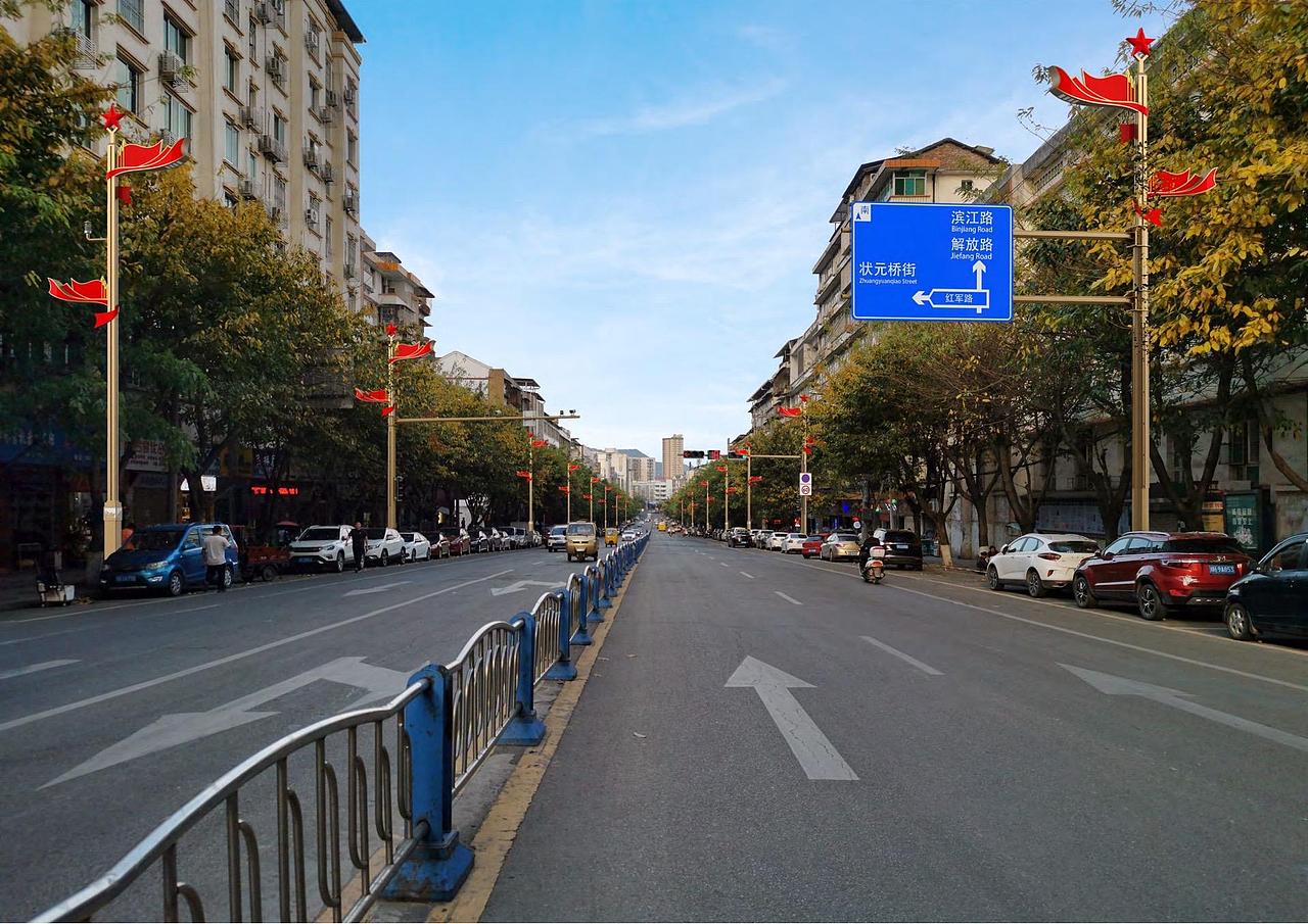 红色文化景观路灯（图ZMzg0NzU2MDk2） - 环境/建筑摄影 - 站酷设计师世博光电景观灯原创素材 - 站酷ZCOOL