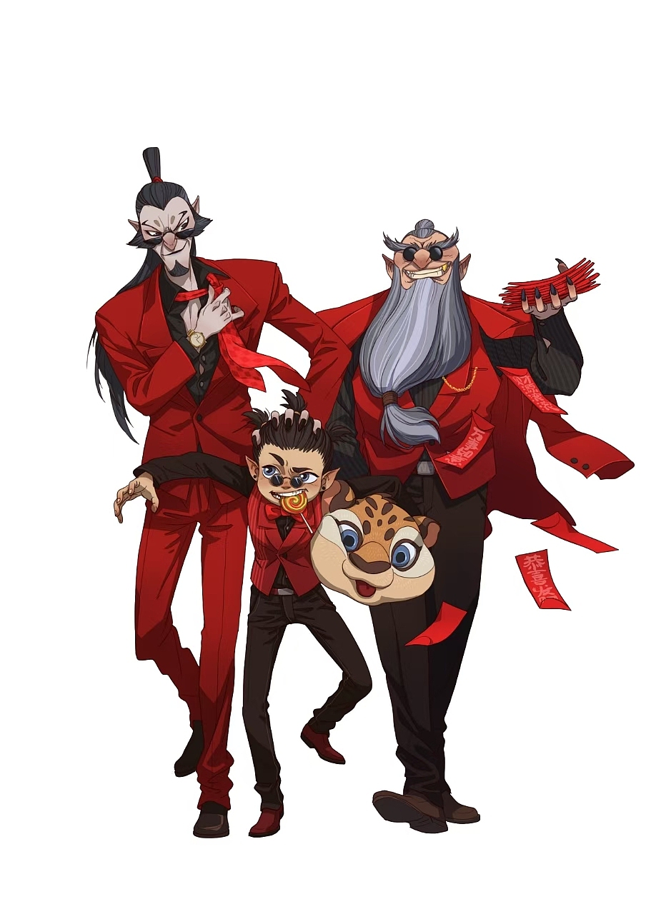 《哪吒之魔童闹海》春节出街版海报（图ZMzg0NzU2Nzg0） - 商业插画 - 站酷设计师饿狼首原创素材 - 站酷ZCOOL