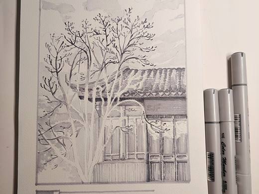 旅行马克笔手帐