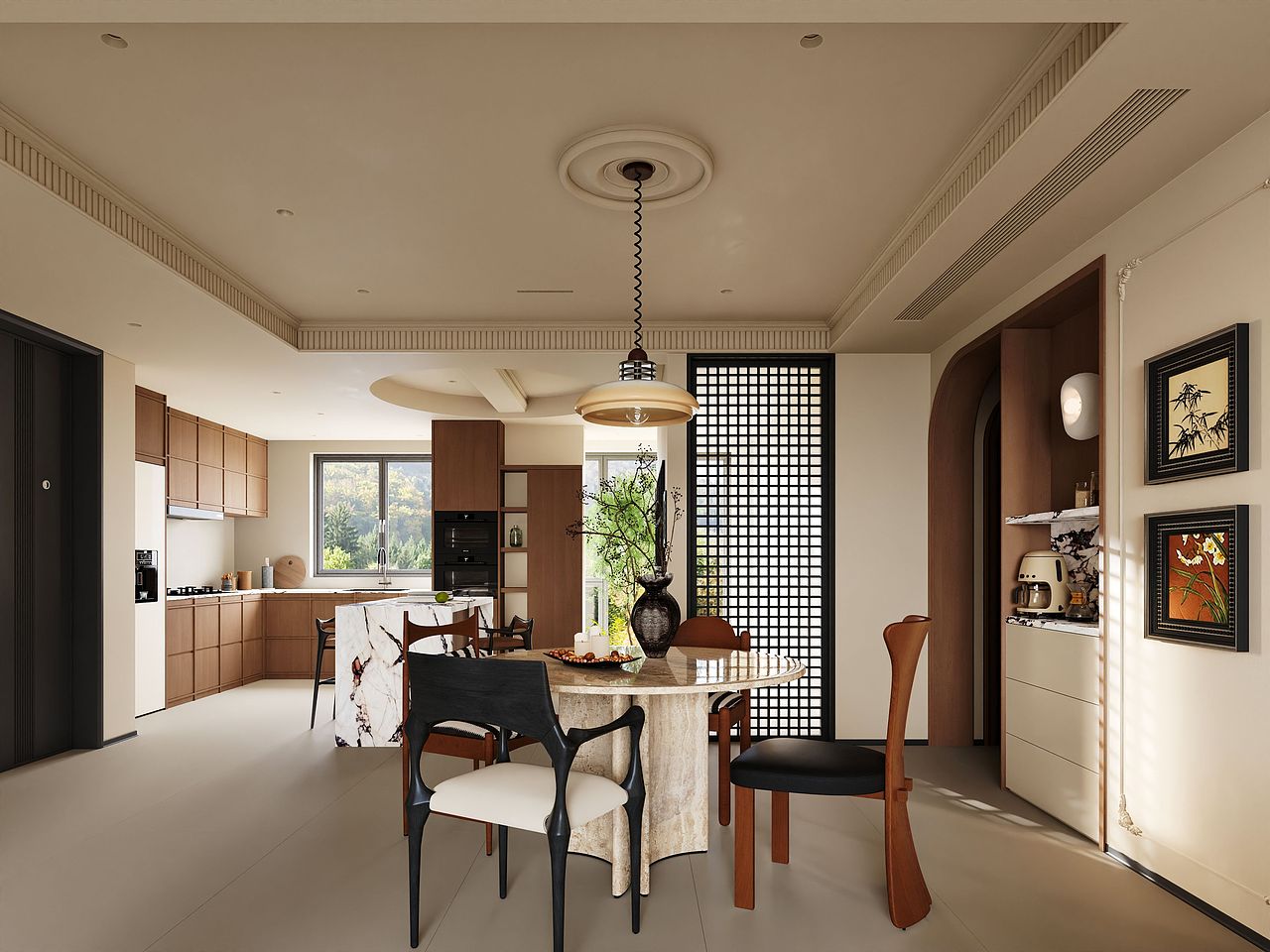 125㎡法式中古风,每一帧自带电影氛围感