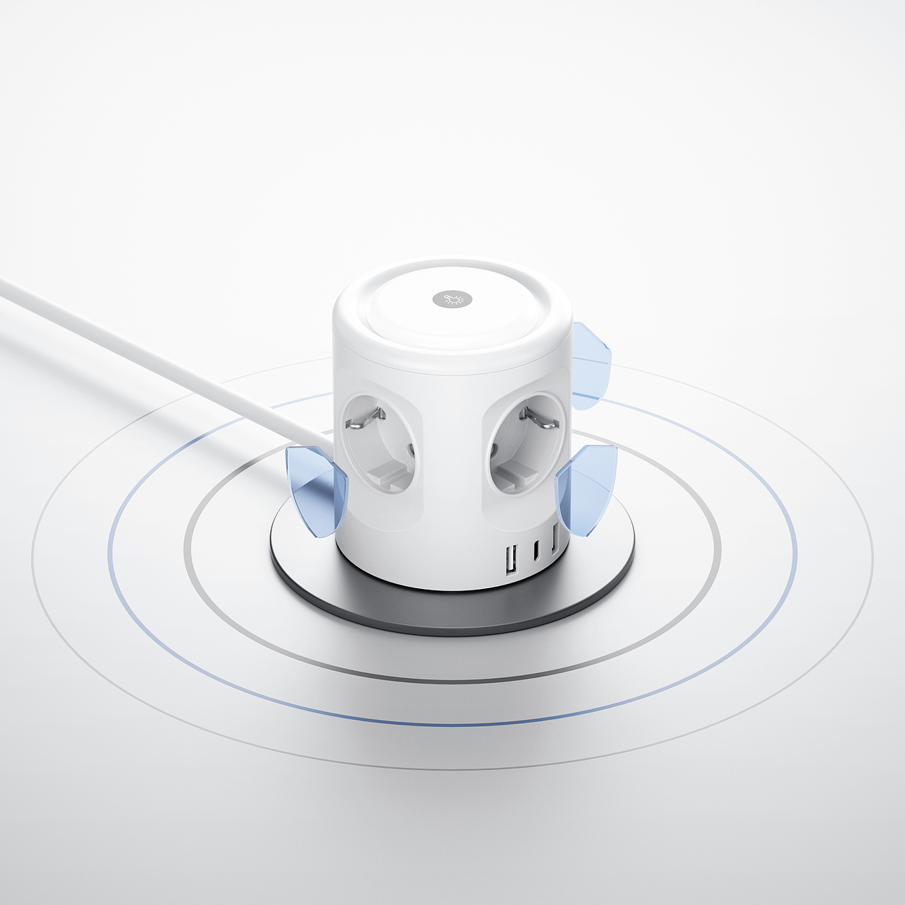 Sameriver-欧规插座-夜灯版