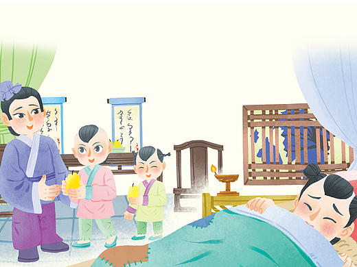 三字经和弟子规绘本插图