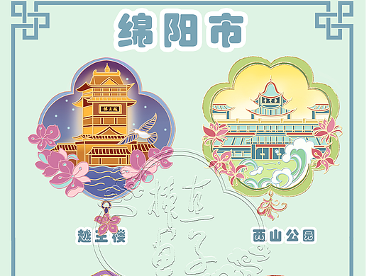 冰箱贴旅游（四川绵阳）