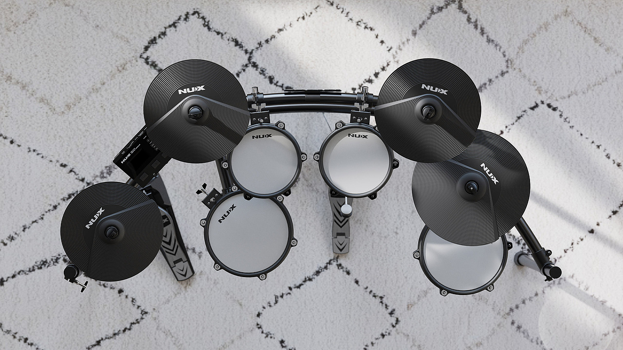 产品渲染-电钢/电鼓类作品