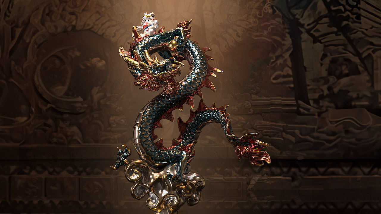 茅台文旅产品建模渲染组图（图ZMzg0NzkyMDI4） - 产品 - 站酷设计师Ddot_Design原创素材 - 站酷ZCOOL