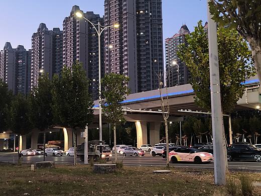 傍晚城市街拍