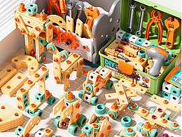 儿童动手拆装拧螺丝益智玩具