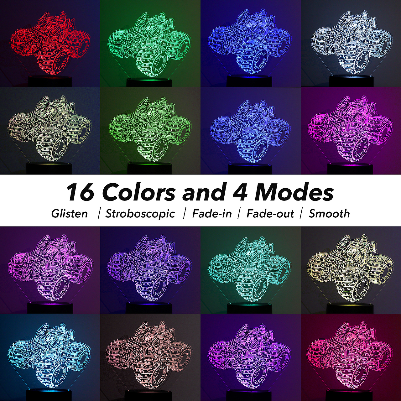 亚马逊3D夜灯主图A+