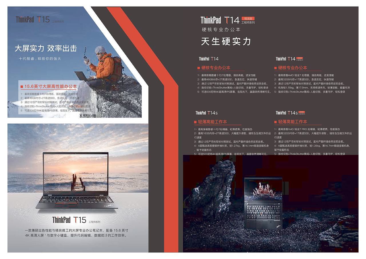 很久之前做过的ThinkPad的手册（图ZMzg0ODA3ODI4） - 宣传物料 - 站酷设计师磐石之心2017原创素材 - 站酷ZCOOL