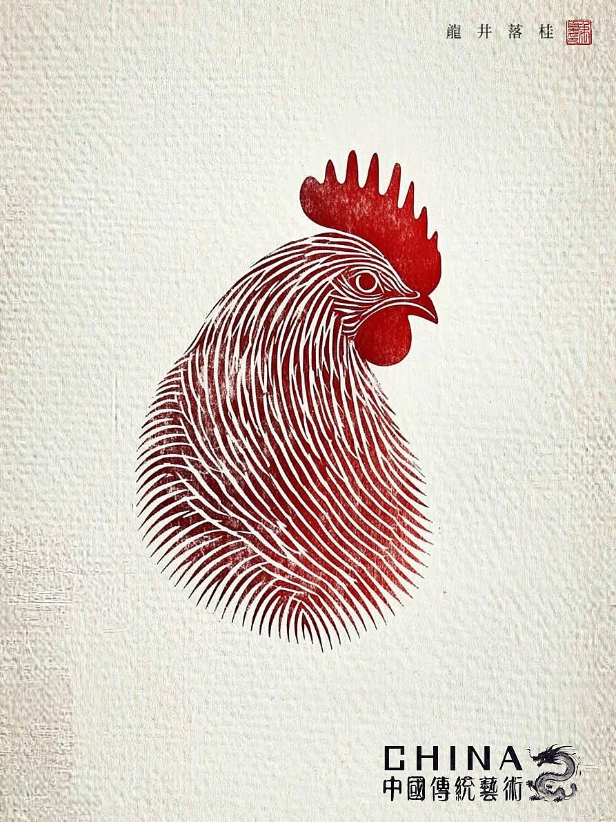 纂刻艺术 | 指纹里的十二生肖（图ZMzg0ODA5NzA4） - AI作品 - 站酷设计师龙井落桂原创素材 - 站酷ZCOOL