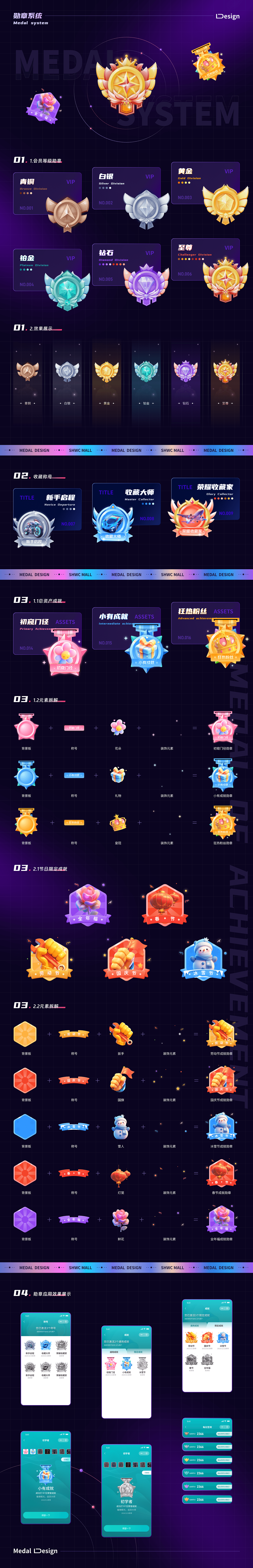 商城勋章会员、称号、成就图标设计（图ZMzg0ODE2MjQ4） - 图标 - 站酷设计师Jiang7iang原创素材 - 站酷ZCOOL