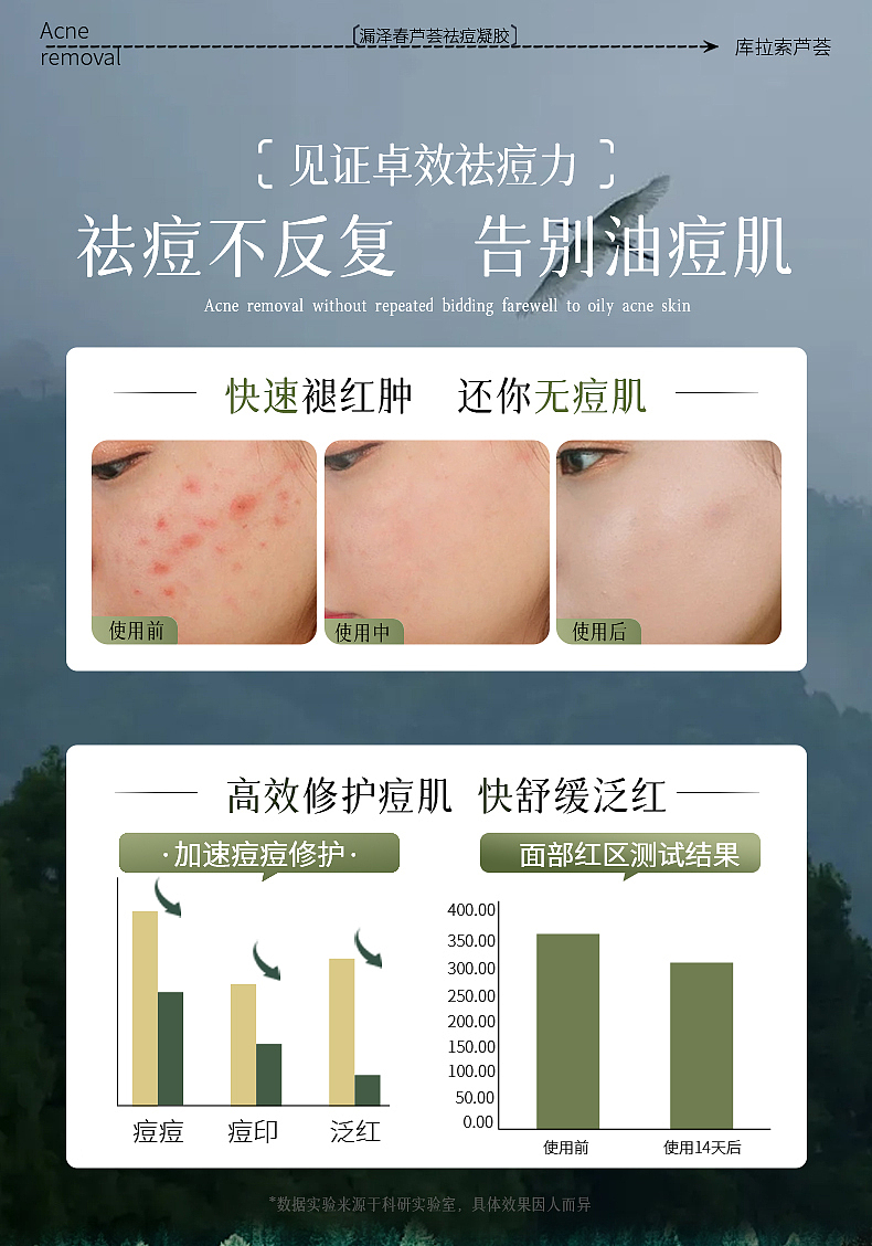 电商设计|芦荟胶详情页设计|护肤产品系列