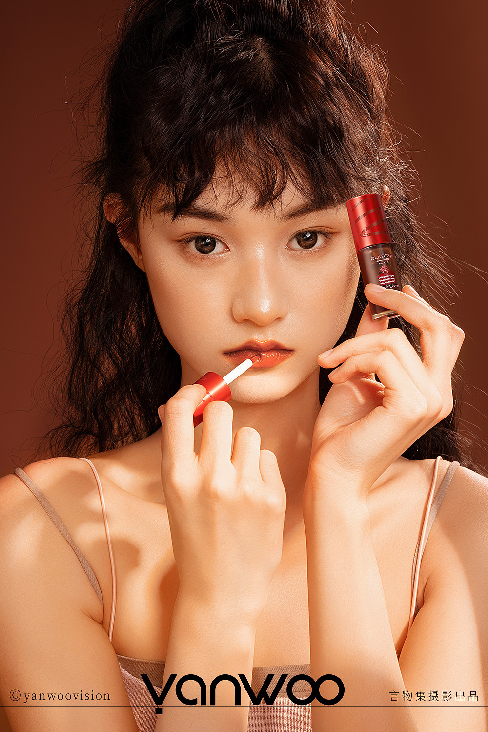 言物集 |唇彩唇釉个性质感彩妆美妆模特图人像拍摄杭州