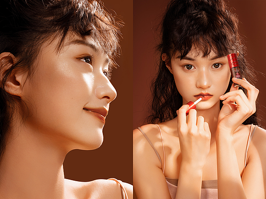 言物集 |唇彩唇釉个性质感彩妆美妆模特图人像拍摄杭州