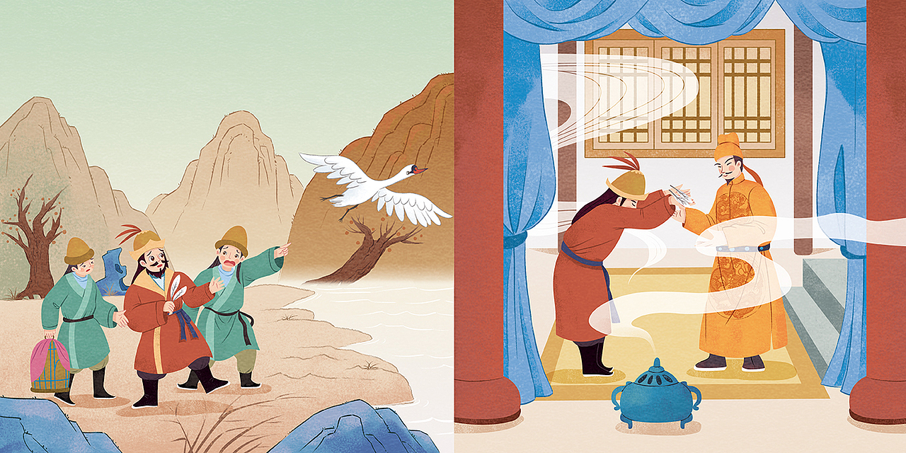 国学小故事（图ZMzg0ODIxNjI0） - 儿童插画 - 站酷设计师是云呀原创素材 - 站酷ZCOOL