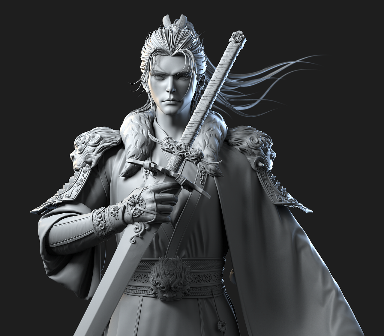 《夜沉》角色建模