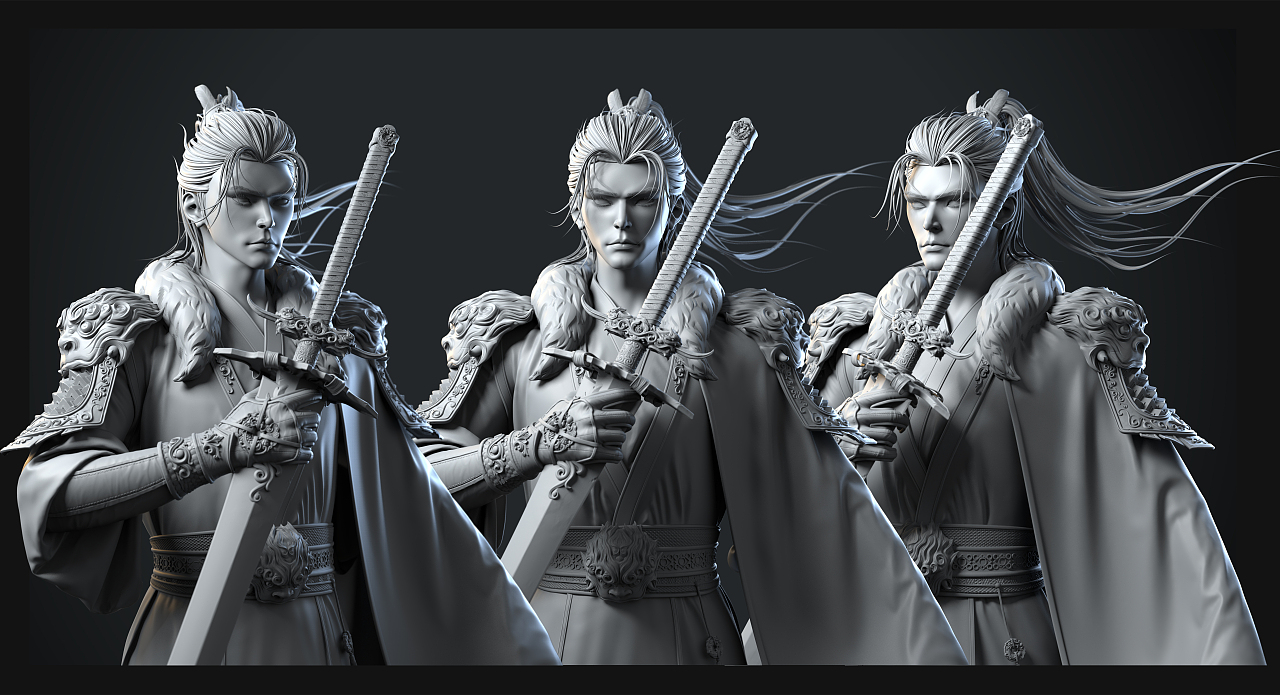 《夜沉》角色建模