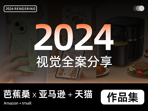 2024 全案策划设计 年度总结【亚马逊+天猫】