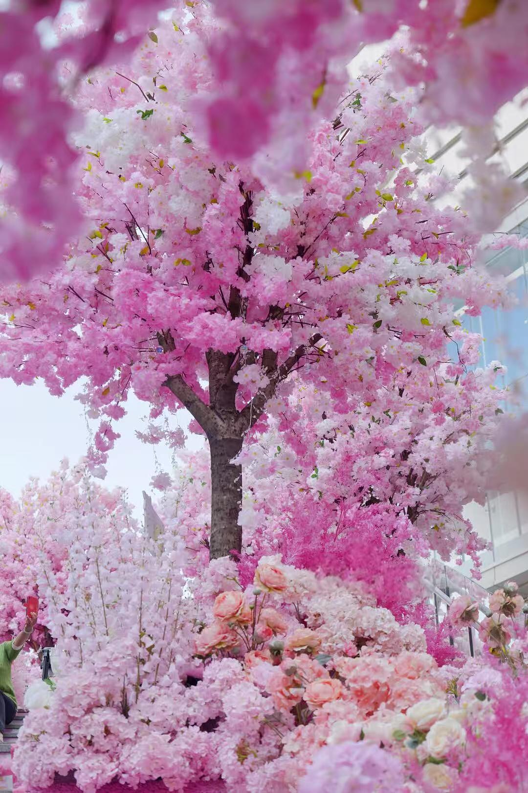 三八女神节樱花美陈:绽放春日浪漫