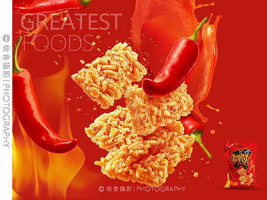 来伊份激脆X系列包装拍摄 x 极食摄影