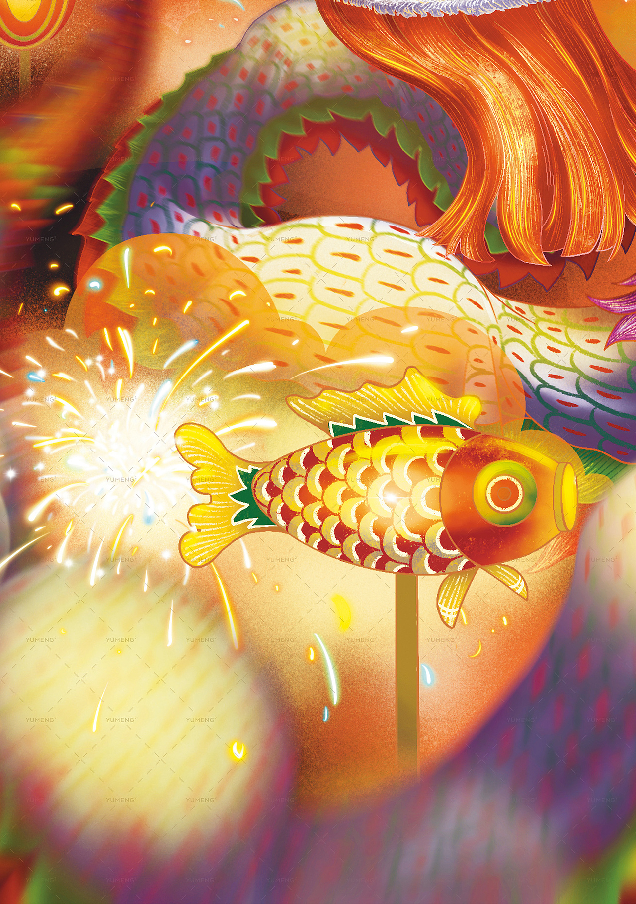 广宁爆龙！（图ZMzg0ODUzNTE2） - 新锐潮流插画 - 站酷设计师Jian雨靀靀原创素材 - 站酷ZCOOL