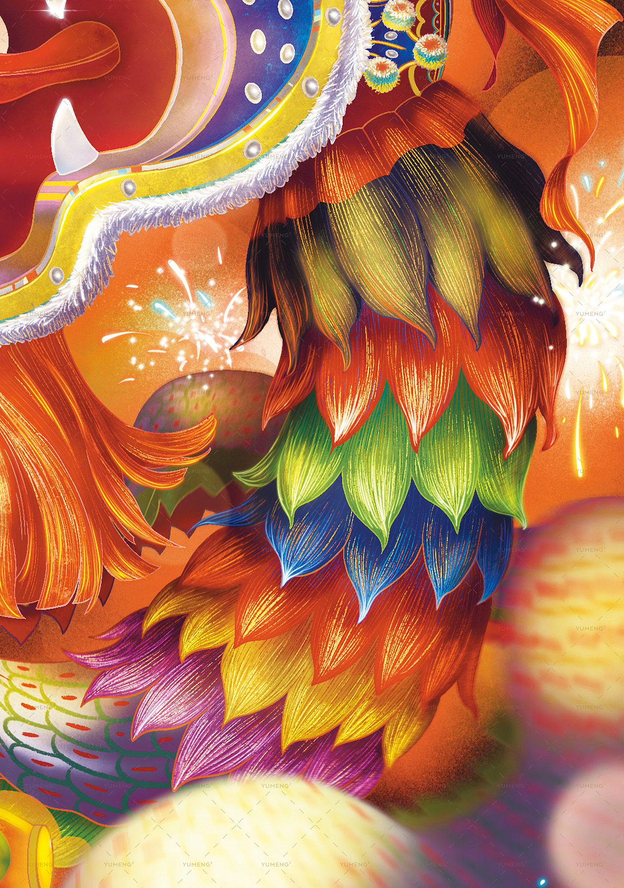 广宁爆龙！（图ZMzg0ODUzNTM2） - 新锐潮流插画 - 站酷设计师Jian雨靀靀原创素材 - 站酷ZCOOL