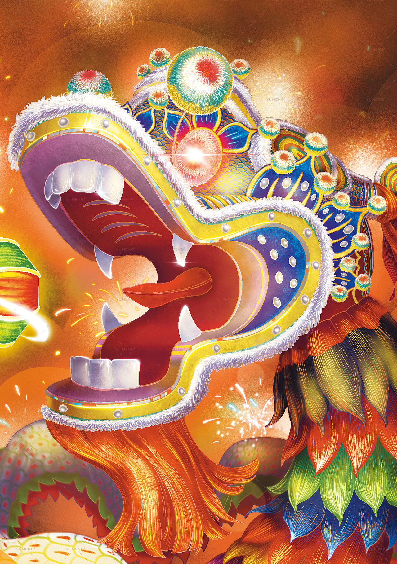 广宁爆龙！（图ZMzg0ODU0NjQ0） - 新锐潮流插画 - 站酷设计师Jian雨靀靀原创素材 - 站酷ZCOOL