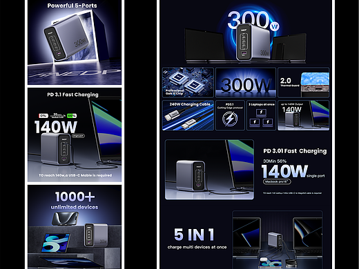 亚马逊3c充电器页面设计