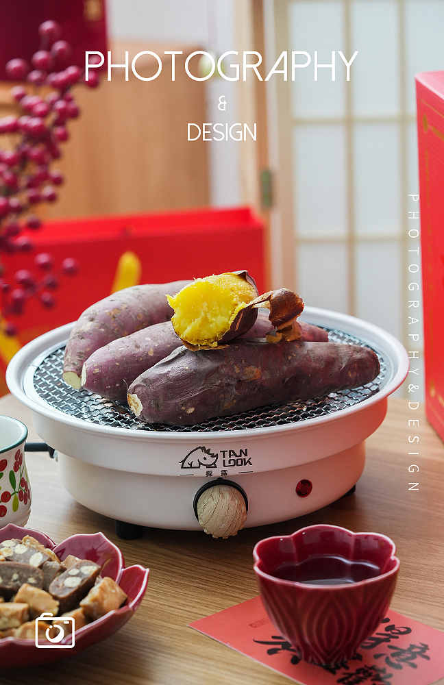 新鲜红薯 蜜薯 农产品美食摄影