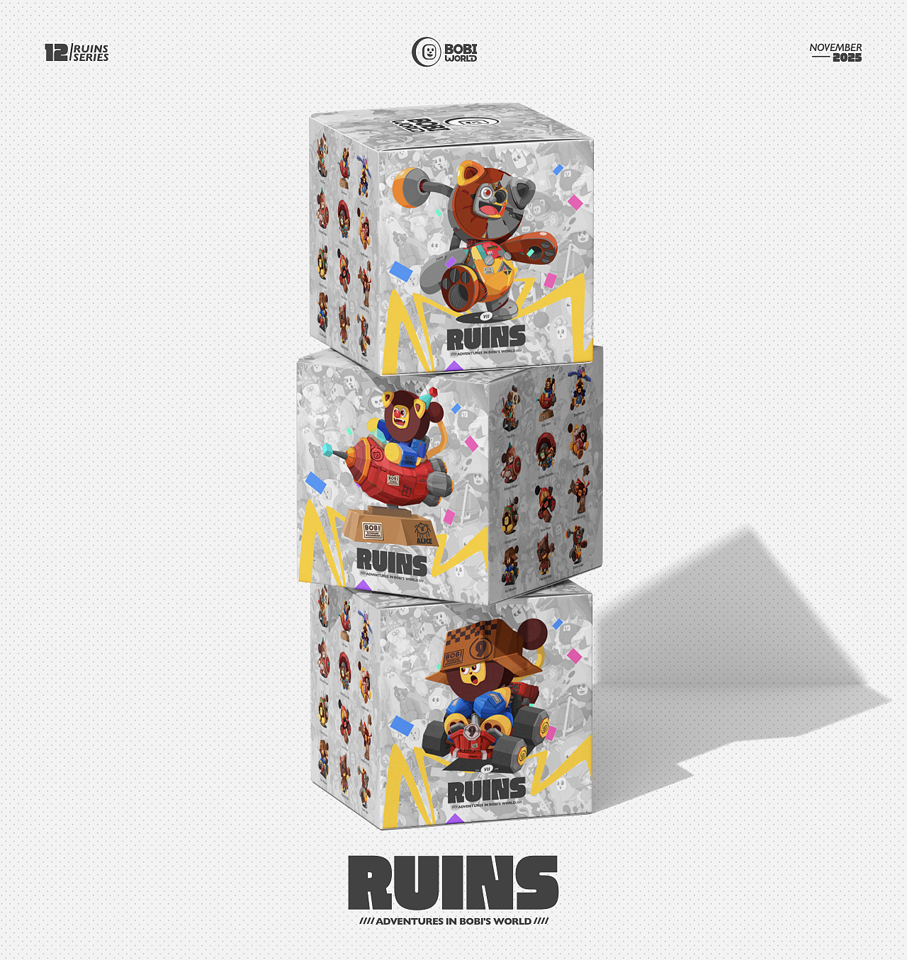 BOBI 废墟系列（图ZMzg0ODgzMDA4） - 商业插画 - 站酷设计师台台一台台1原创素材 - 站酷ZCOOL